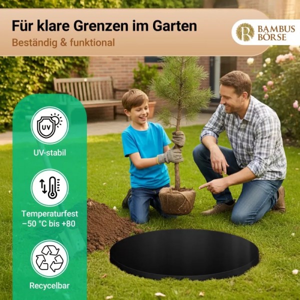 Wurzelsperre im Garten – Pflanzung mit eingefasstem Wurzelbereich